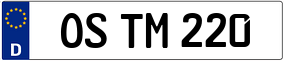 Truck License Plate
